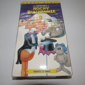 The Adventures of Rocky & Bullwinkle VHS | Painting Theft | Vintage Cartoon
